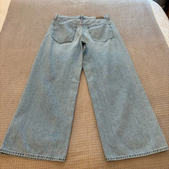 Madewell Superwide-Leg Airy Denim Edition Jean - Ahern wash - Size 30 - Picture 9 of 16
